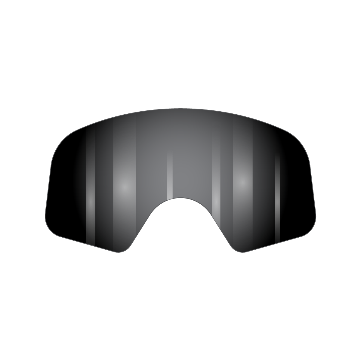 VonZipper Beefy Spare Lexan Lens - Gray Flash Chrome