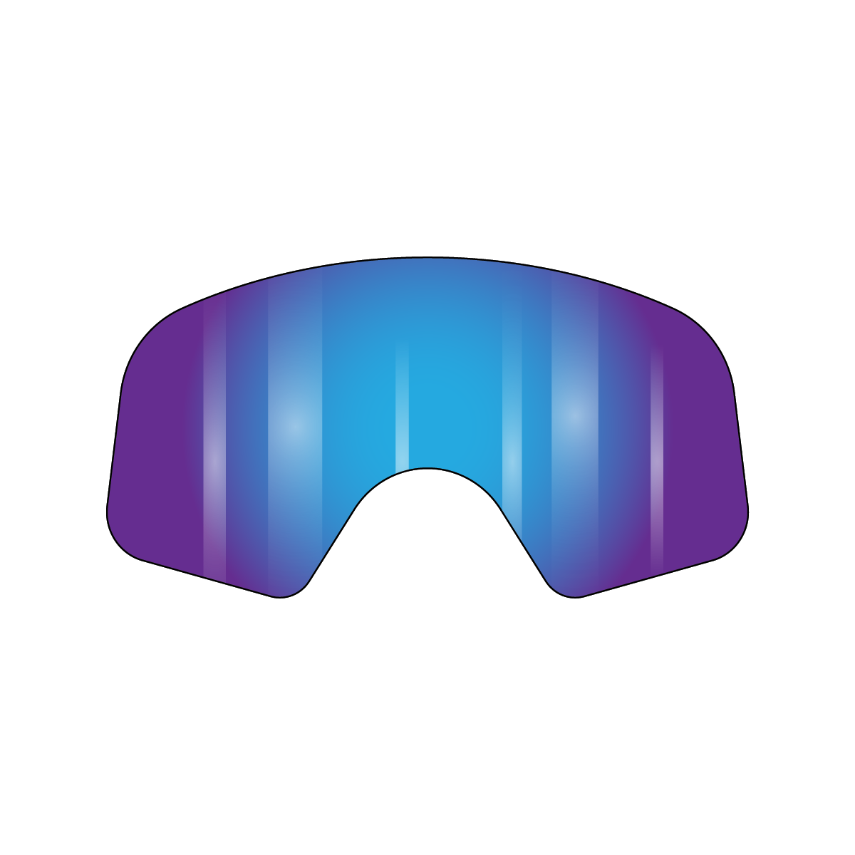 VonZipper Beefy Spare Lexan Lens - Quasar Chrome